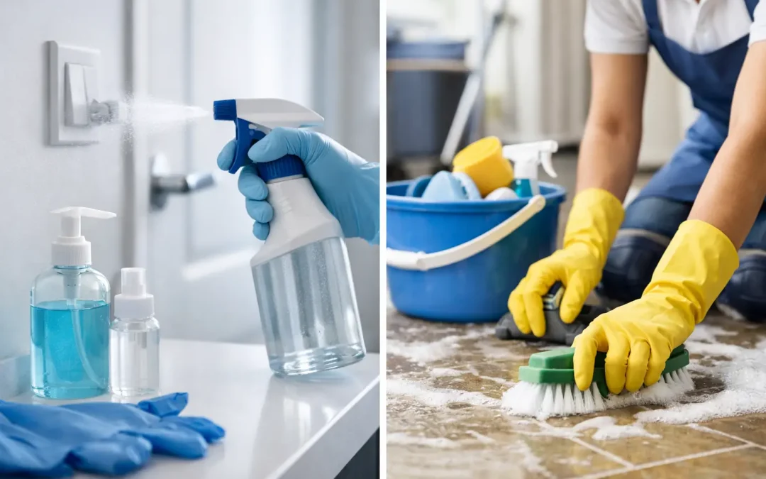 Disinfection vs Deep Cleaning Explained